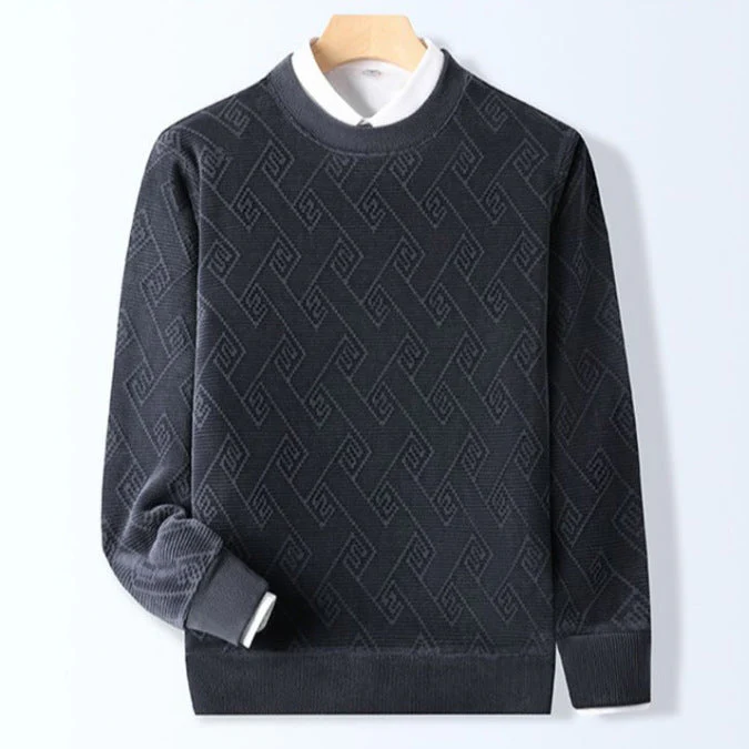 Ethan Cole Textured Knit Sweater - Image 4