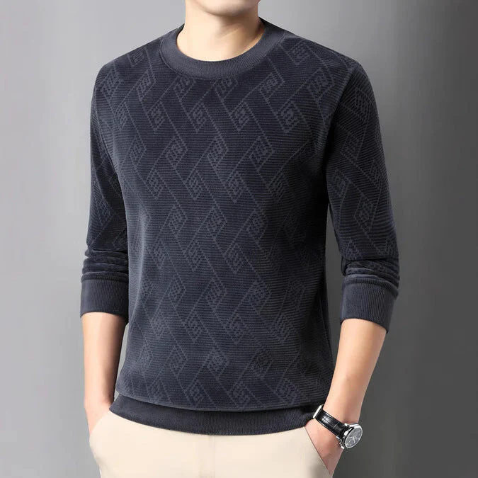 Ethan Cole Textured Knit Sweater - Image 5