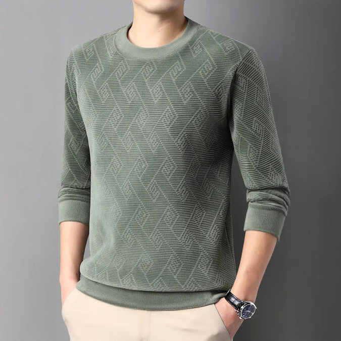 Ethan Cole Textured Knit Sweater - Image 7