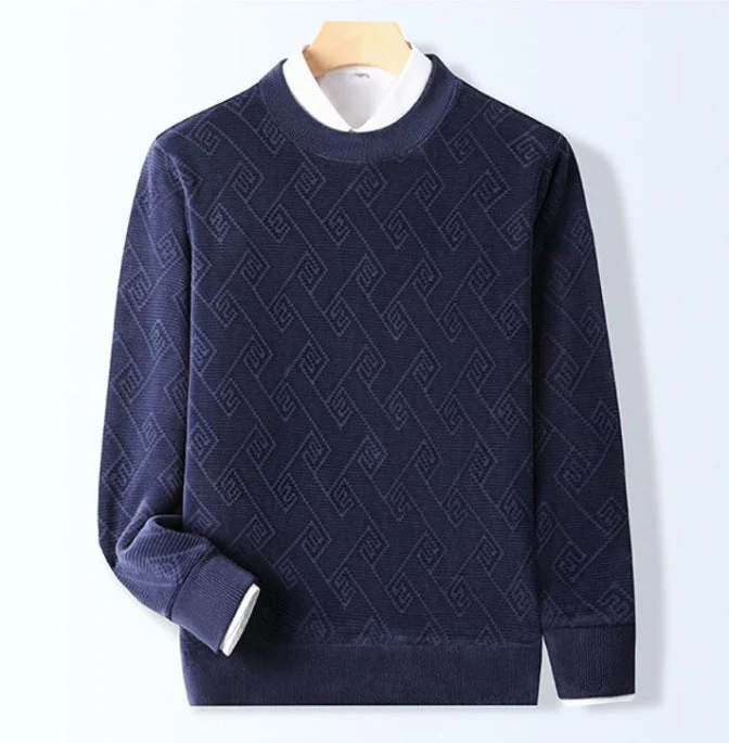 Ethan Cole Textured Knit Sweater - Image 8