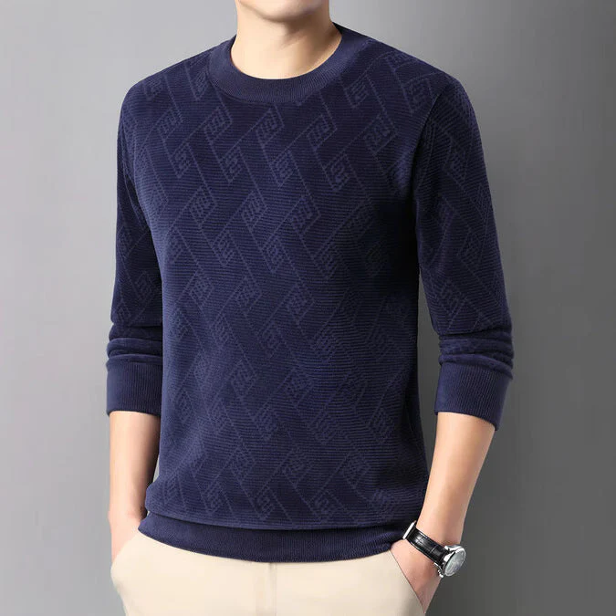 Ethan Cole Textured Knit Sweater - Image 9