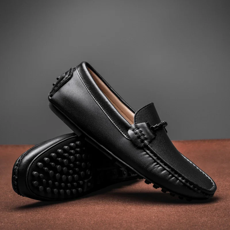 Giovanni Leather Moccasins - Image 3