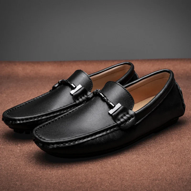 Giovanni Leather Moccasins - Image 4