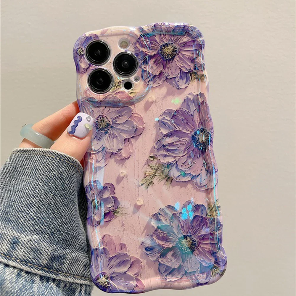 Gloss Floral iPhone Case - Image 3