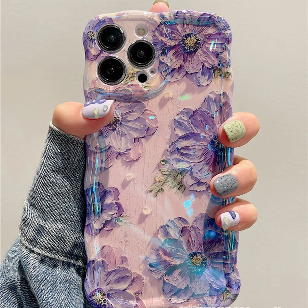 Gloss Floral iPhone Case - Image 4