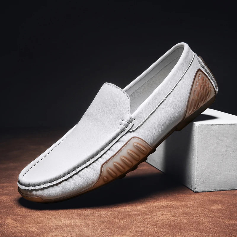 Handmade Genuine Leather Moccasins - Image 3
