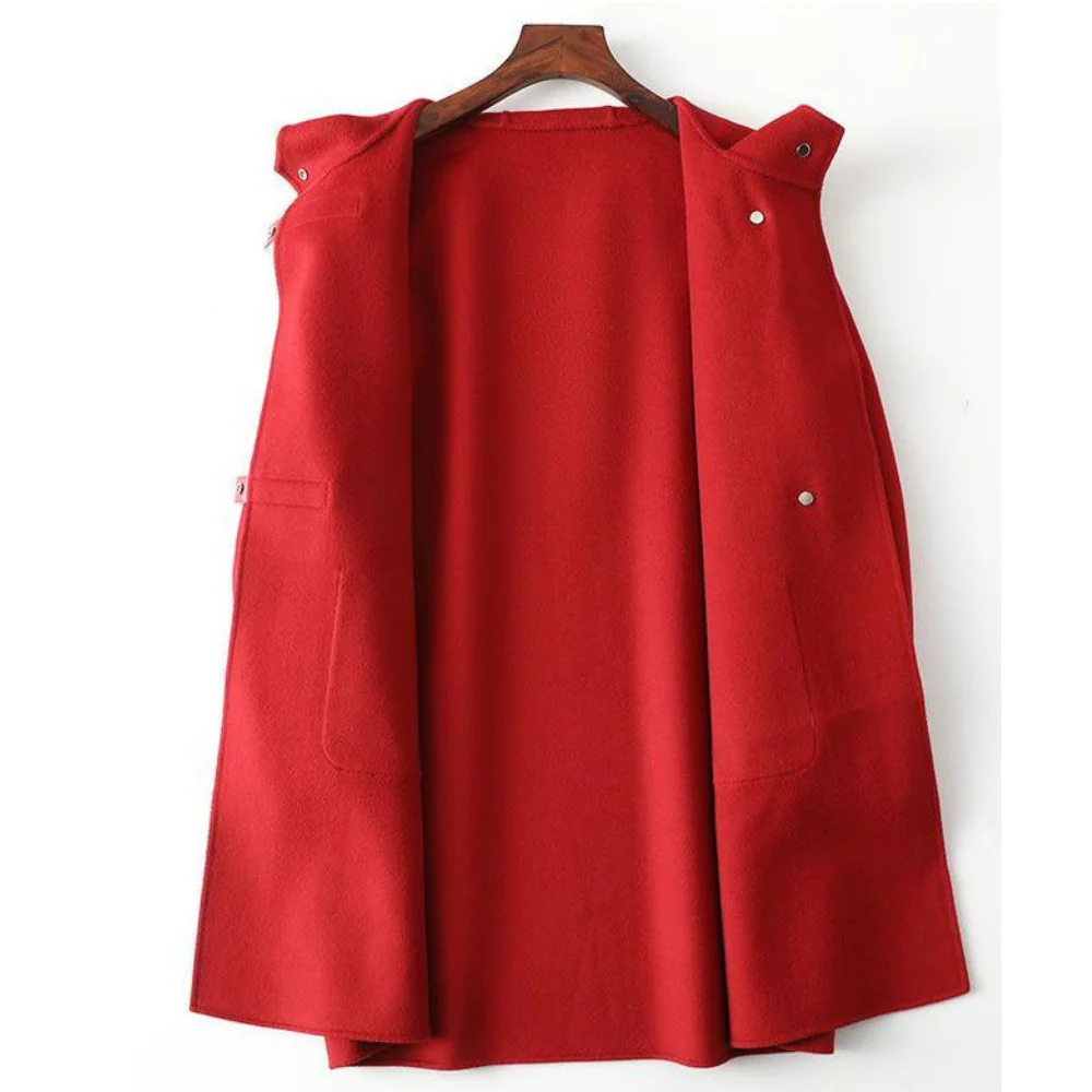 Hannah Clay Wool Overcoat - Image 7