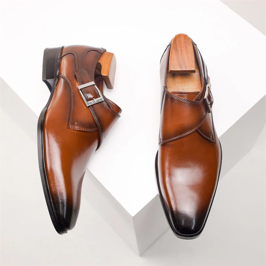 Harrington Monk Strap Dress Shoes - Image 7