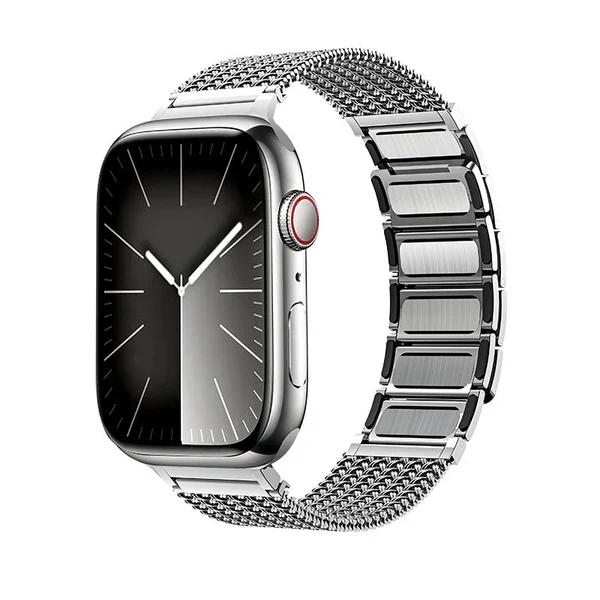 Heritage Braided Stainless Steel Apple Watch Band - Image 2