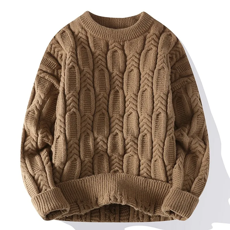 Heritage Cable Knit Wool Sweater