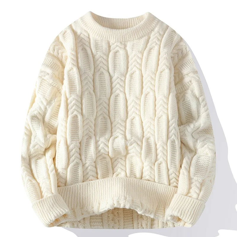 Heritage Cable Knit Wool Sweater - Image 2