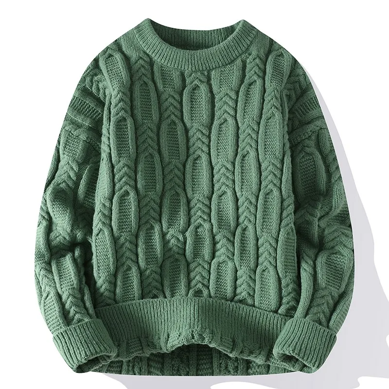 Heritage Cable Knit Wool Sweater - Image 4