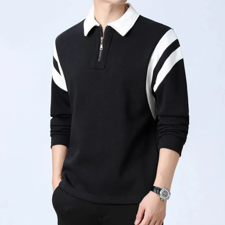 Heritage Cotton Quarter-Zip Pullover - Image 4