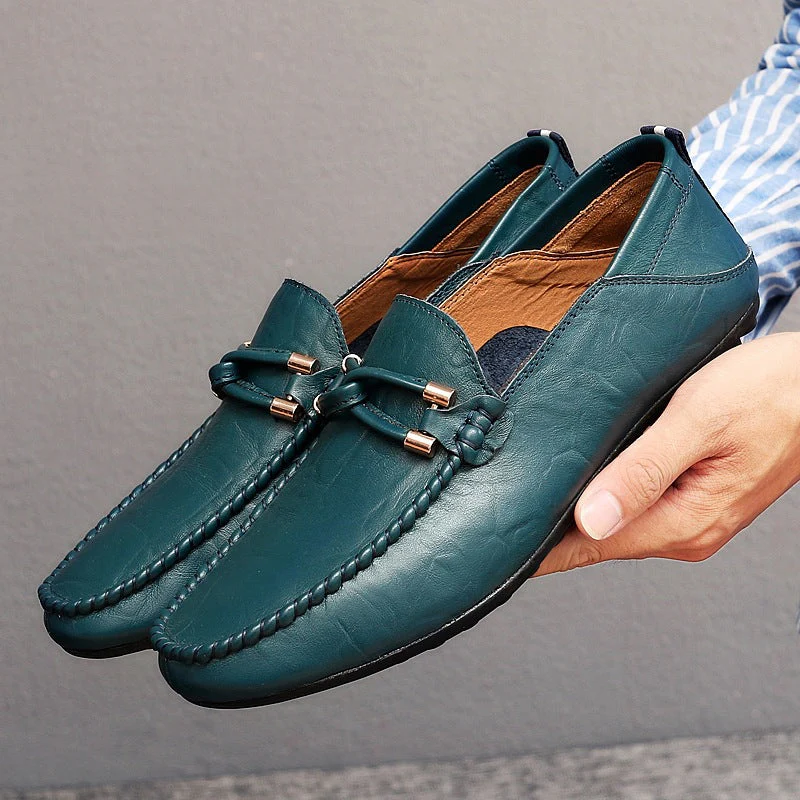 Heritage Leather Loafers - Image 17