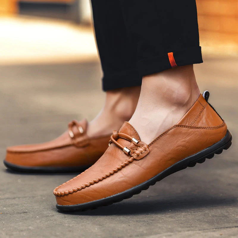 Heritage Leather Loafers - Image 4