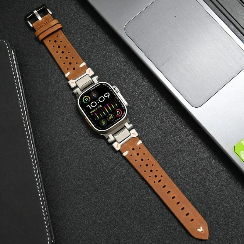 Heritage Touch Leather Apple Watch Band - Image 4