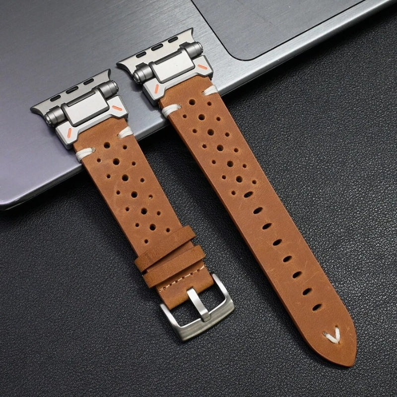 Heritage Touch Leather Apple Watch Band - Image 5