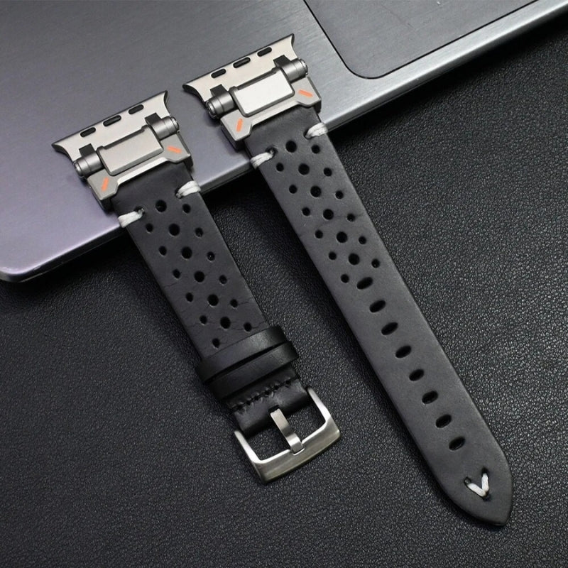 Heritage Touch Leather Apple Watch Band - Image 9