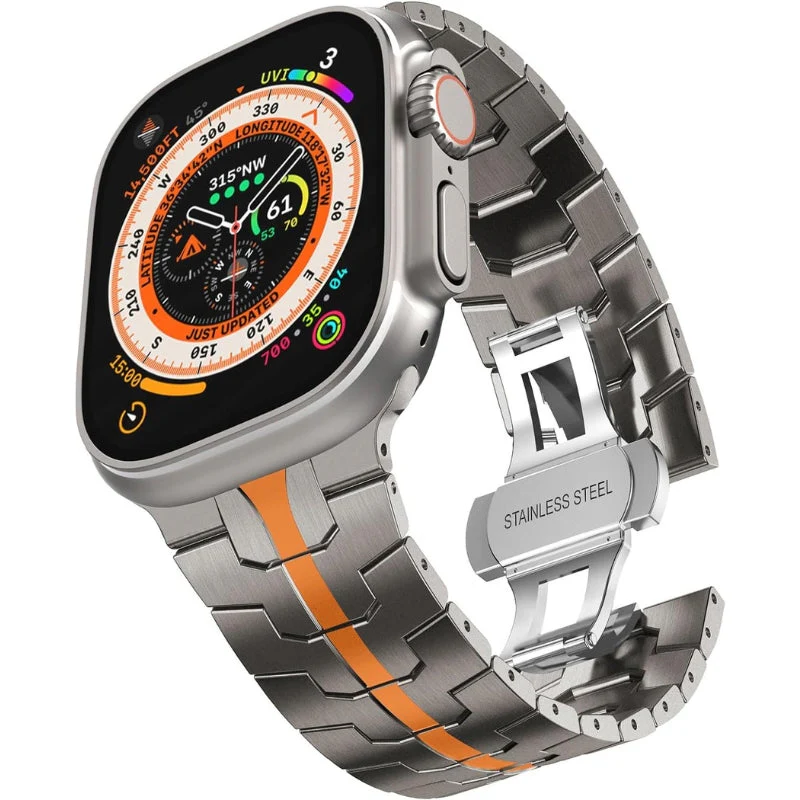 Highland Stainless Steel Apple Watch Band - Image 10