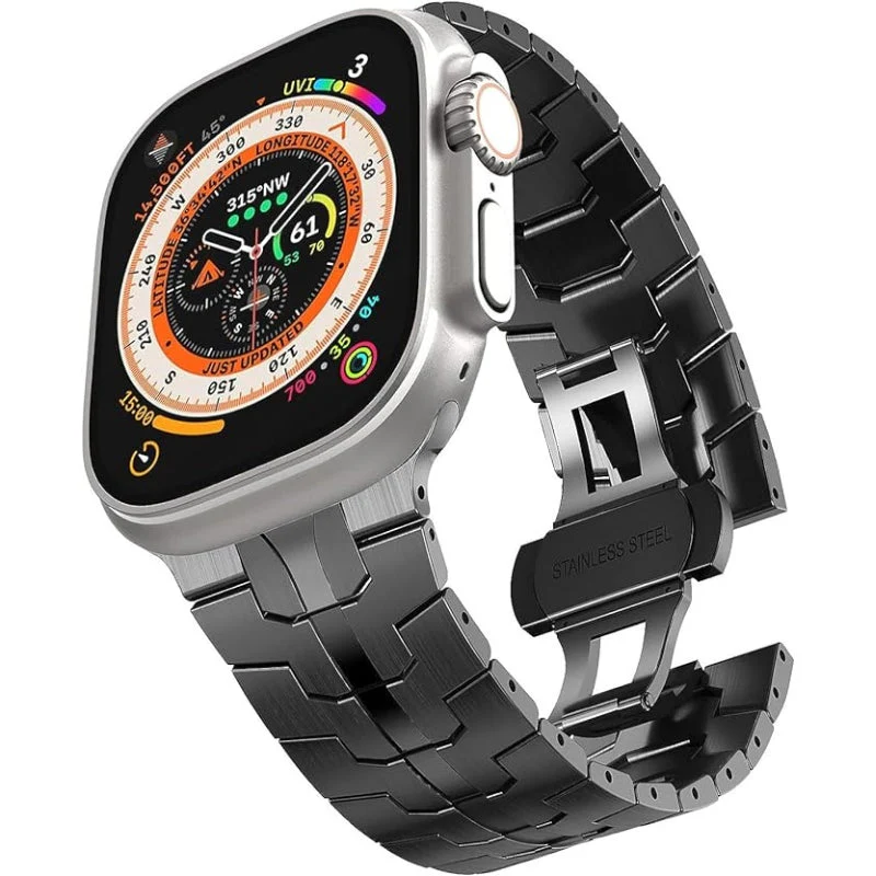 Highland Stainless Steel Apple Watch Band - Image 12