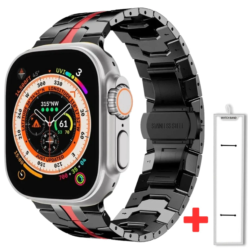Highland Stainless Steel Apple Watch Band - Image 14
