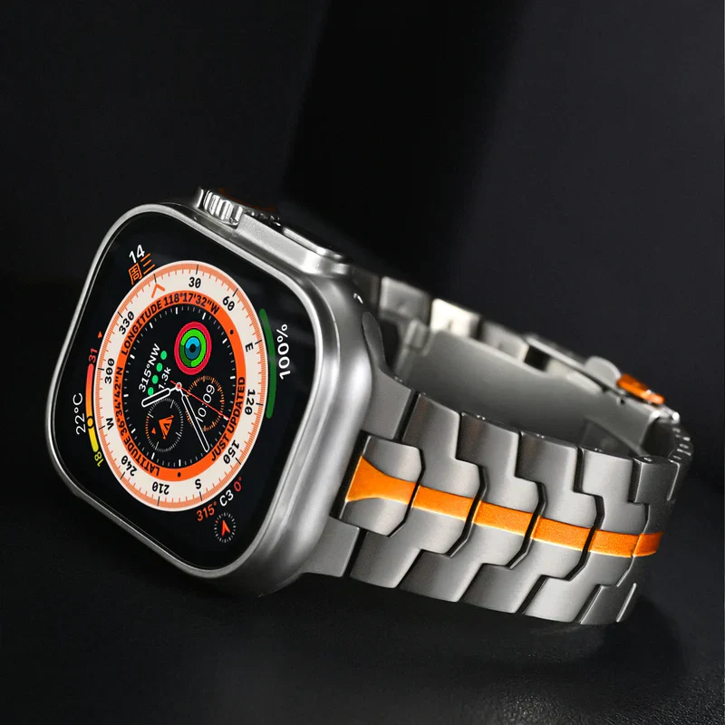 Highland Stainless Steel Apple Watch Band - Image 20