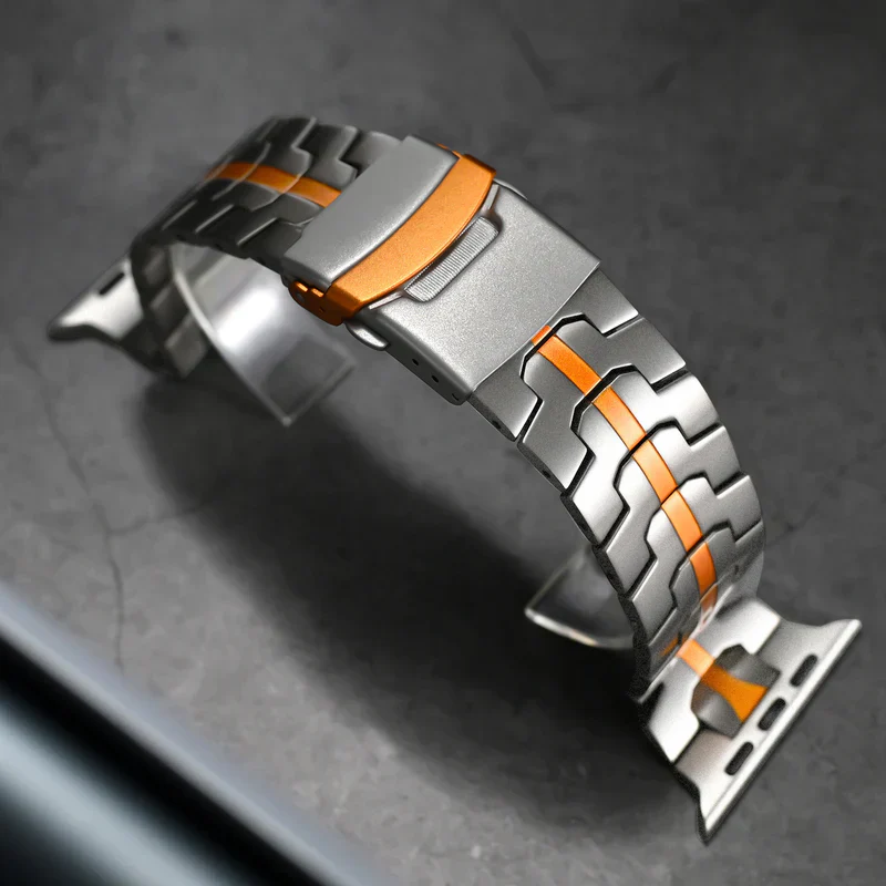 Highland Stainless Steel Apple Watch Band - Image 21