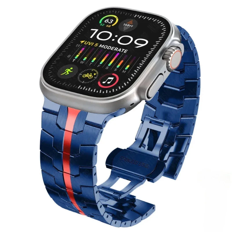 Highland Stainless Steel Apple Watch Band - Image 5