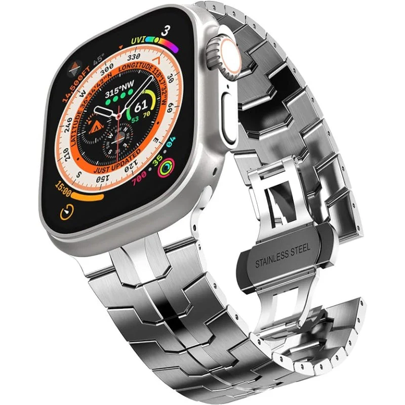 Highland Stainless Steel Apple Watch Band - Image 8