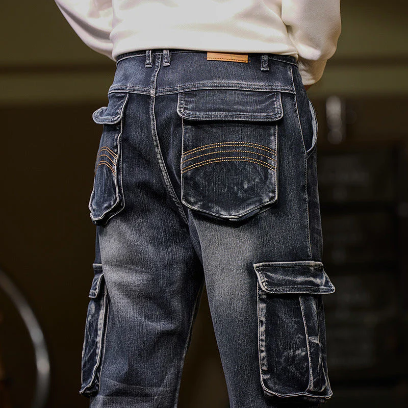 Hunter Pierce Denim Cargo Pants - Image 10
