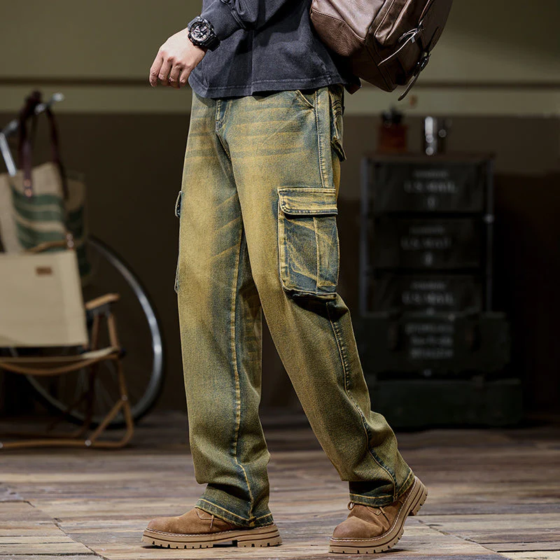 Hunter Pierce Denim Cargo Pants - Image 3