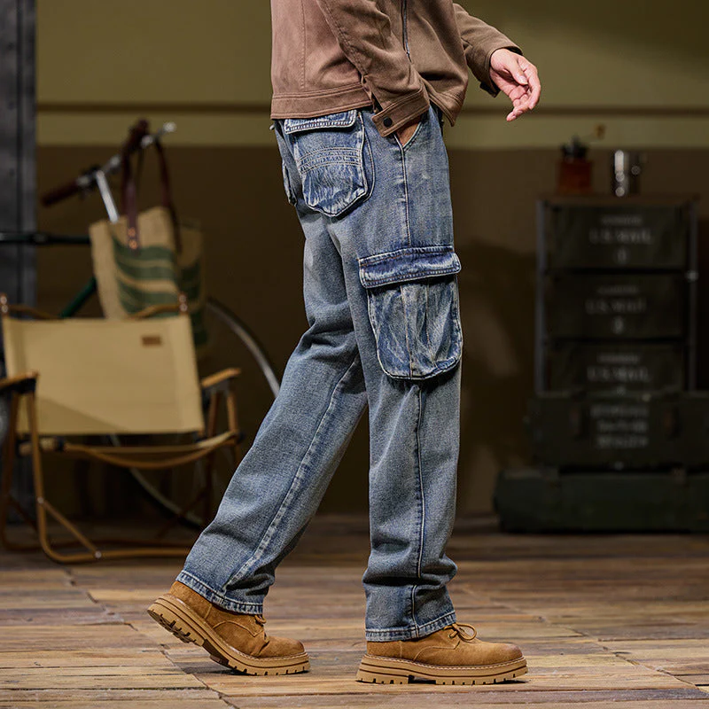 Hunter Pierce Denim Cargo Pants - Image 7