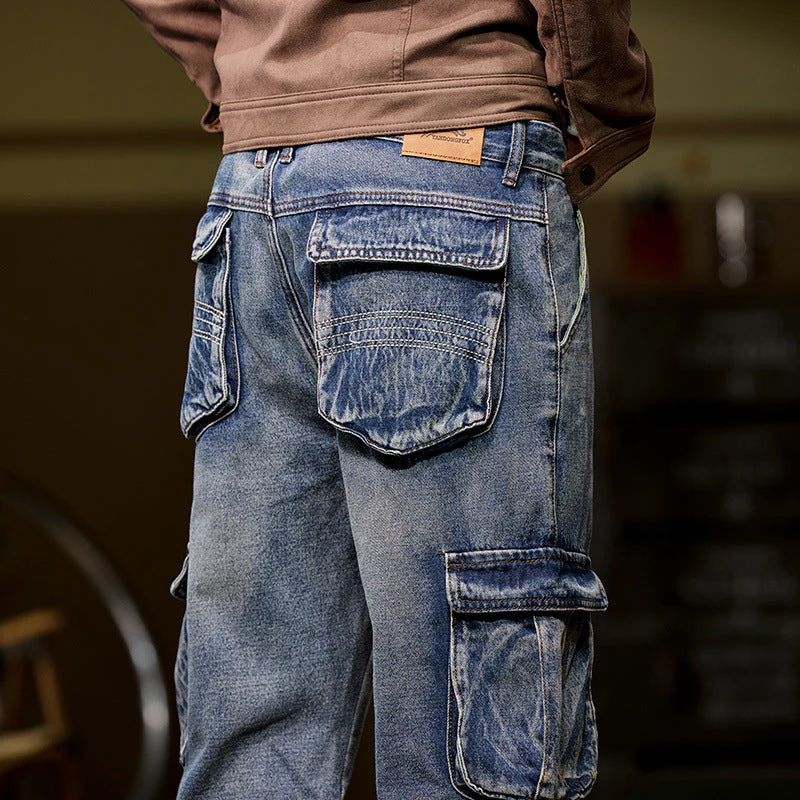 Hunter Pierce Denim Cargo Pants - Image 8