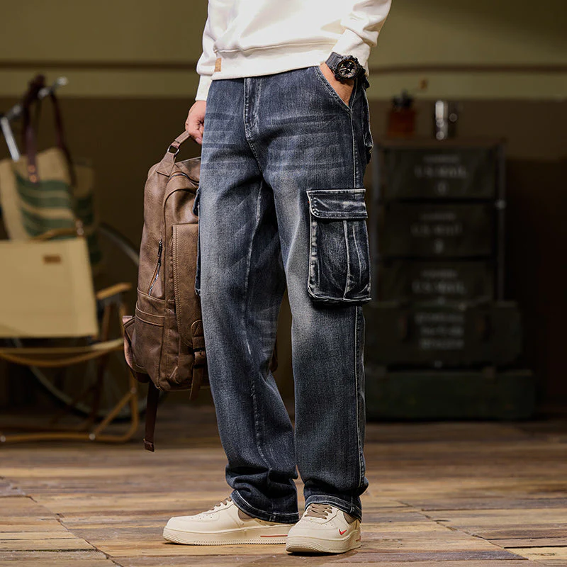 Hunter Pierce Denim Cargo Pants - Image 9