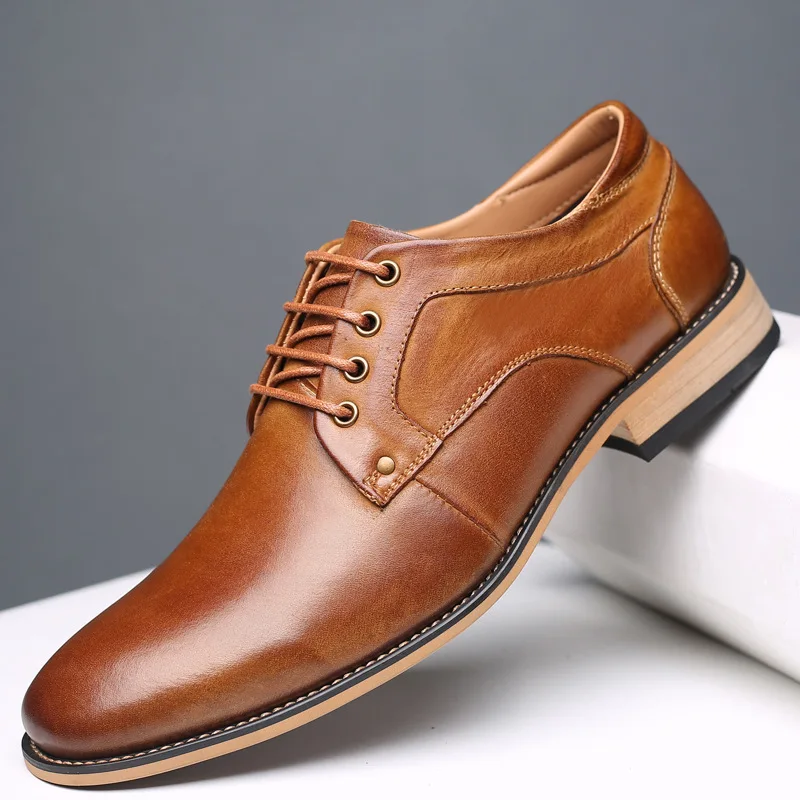 Imperio Leather Oxford Shoes - Image 2