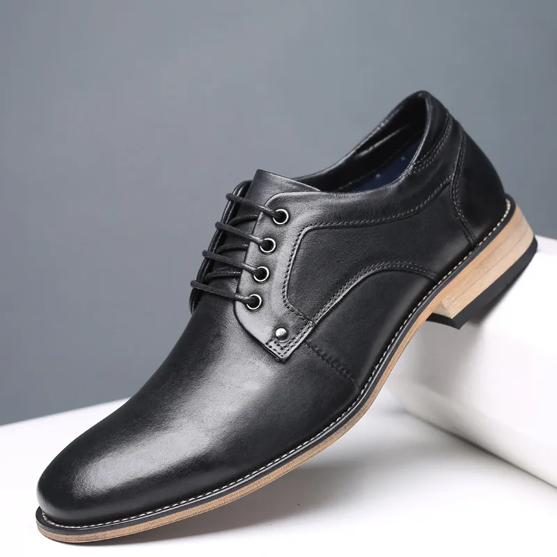 Imperio Leather Oxford Shoes - Image 3