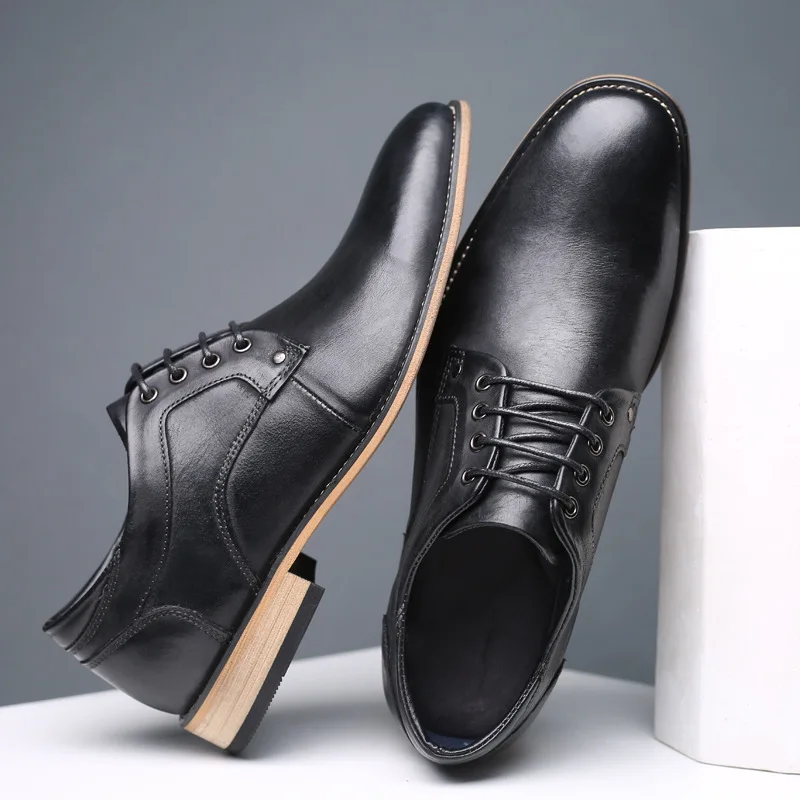 Imperio Leather Oxford Shoes - Image 4