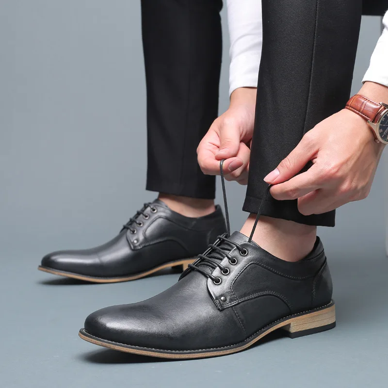 Imperio Leather Oxford Shoes - Image 5