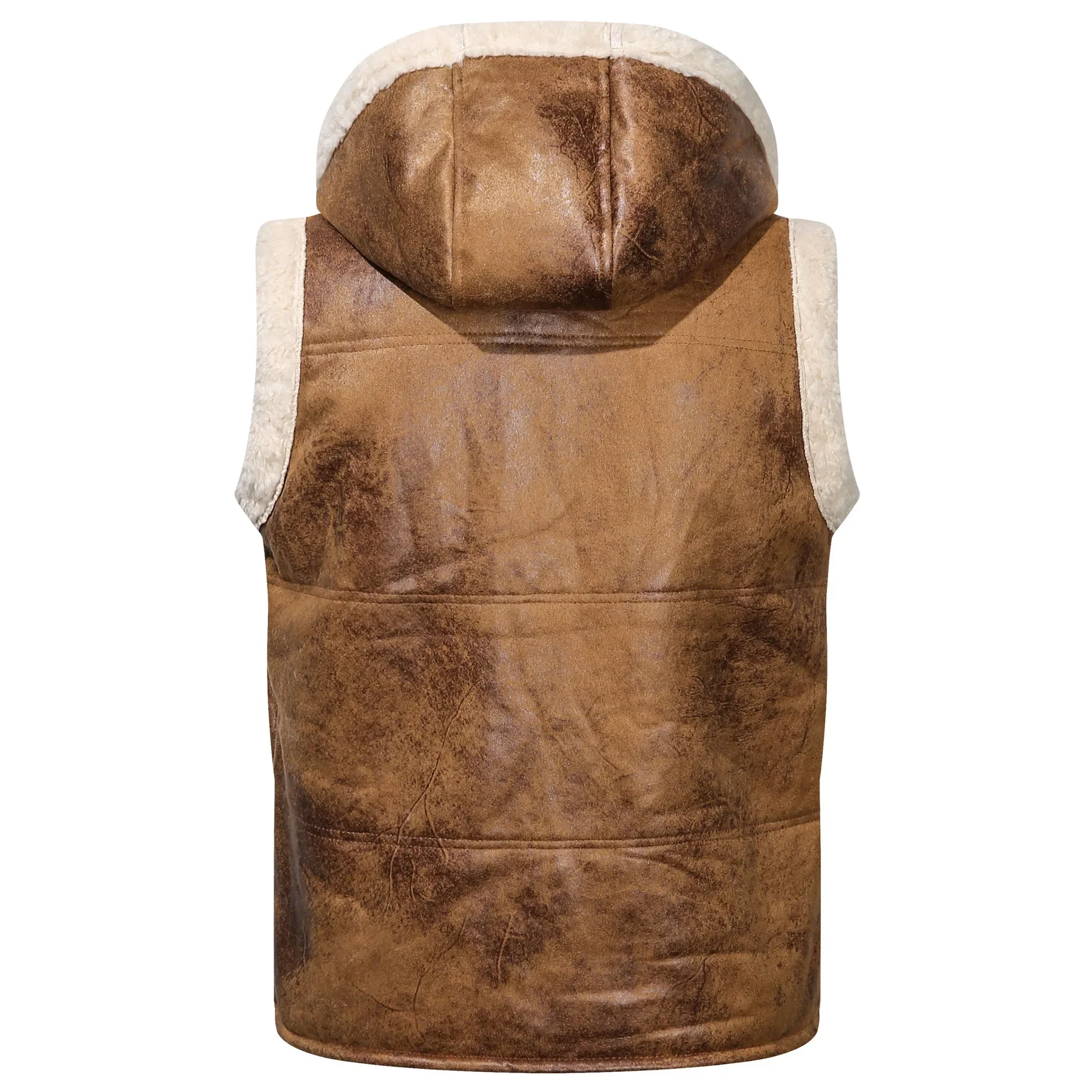 Jack Anthony Shearling Leather Vest - Image 2