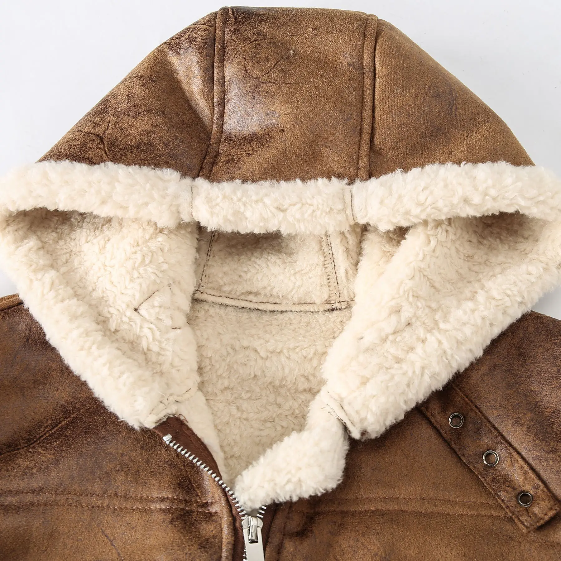 Jack Anthony Shearling Leather Vest - Image 3
