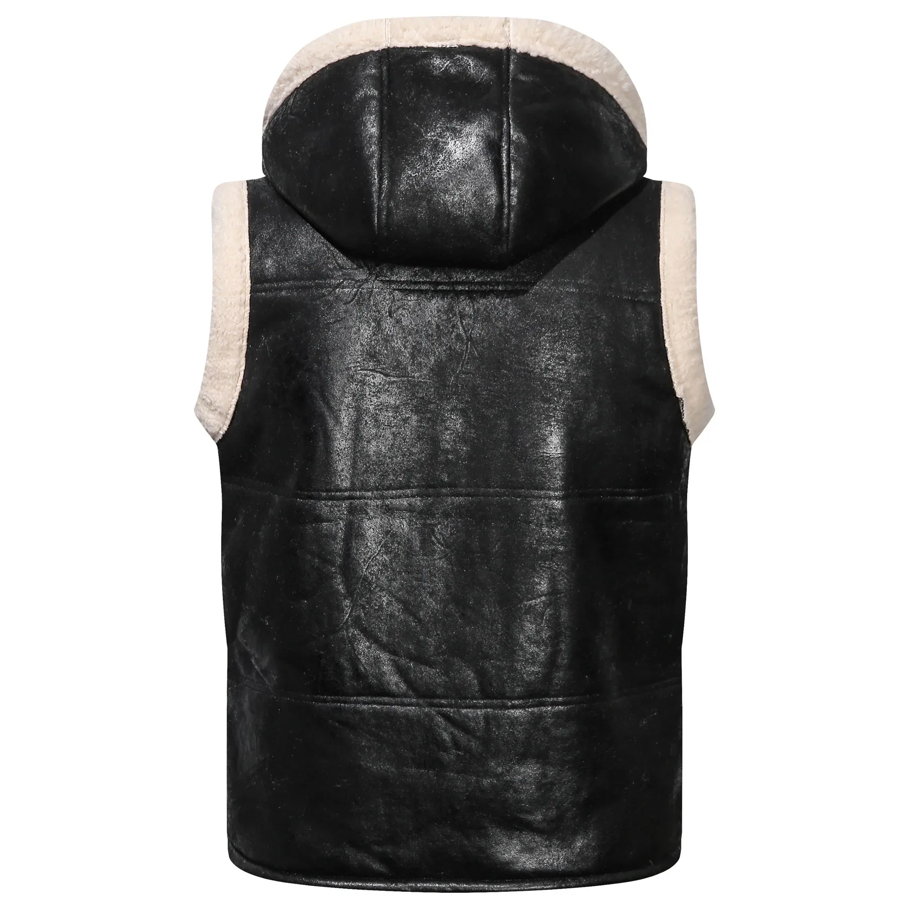 Jack Anthony Shearling Leather Vest - Image 5