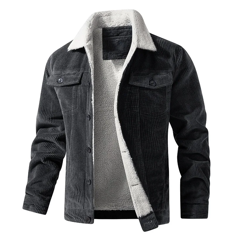 Jack Harrington Fleece-Lined Corduroy Jacket - Image 3
