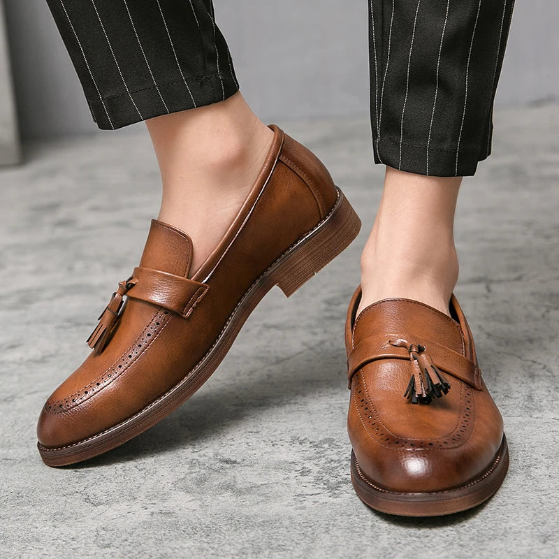 Jack Wellington Leather Loafers - Image 3