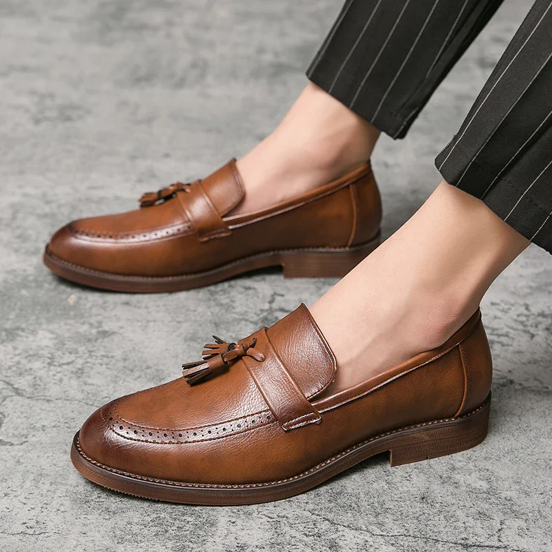 Jack Wellington Leather Loafers - Image 4