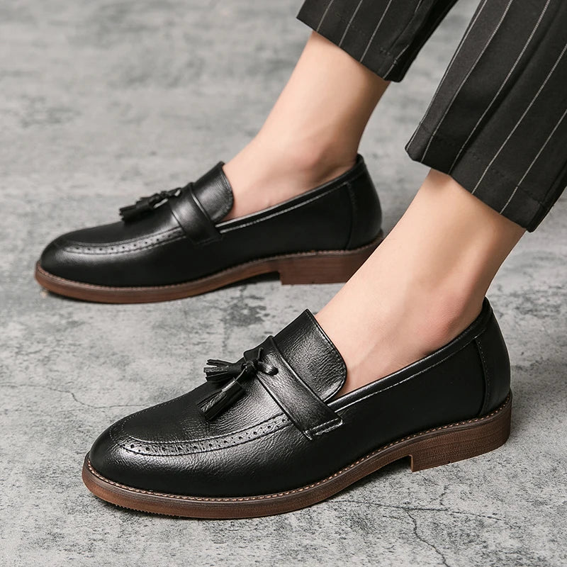 Jack Wellington Leather Loafers - Image 7
