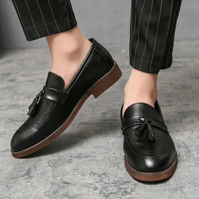 Jack Wellington Leather Loafers - Image 8