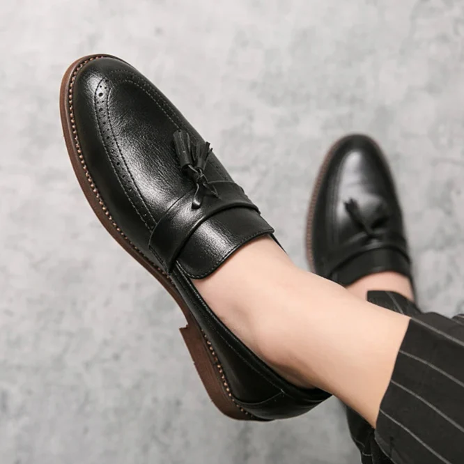 Jack Wellington Leather Loafers - Image 9