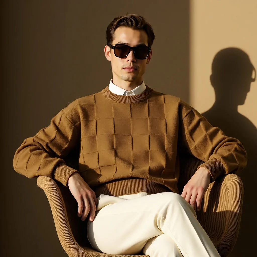 Jacob Mason Plaid Sweater - Image 3