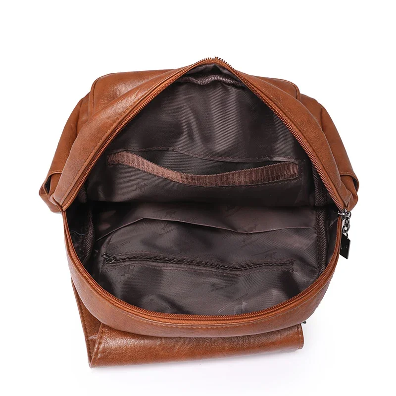 Jessica Woods Leather Backpack - Image 4