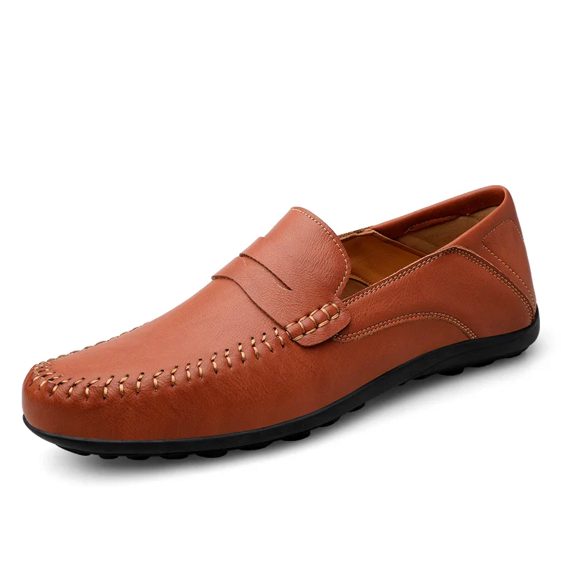 Jon Anthony Leather Loafers - Image 5